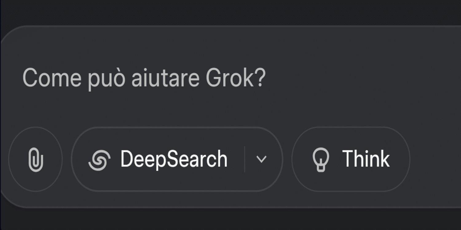 schermata grok deepsearch motori di ricerca avanzati IA
