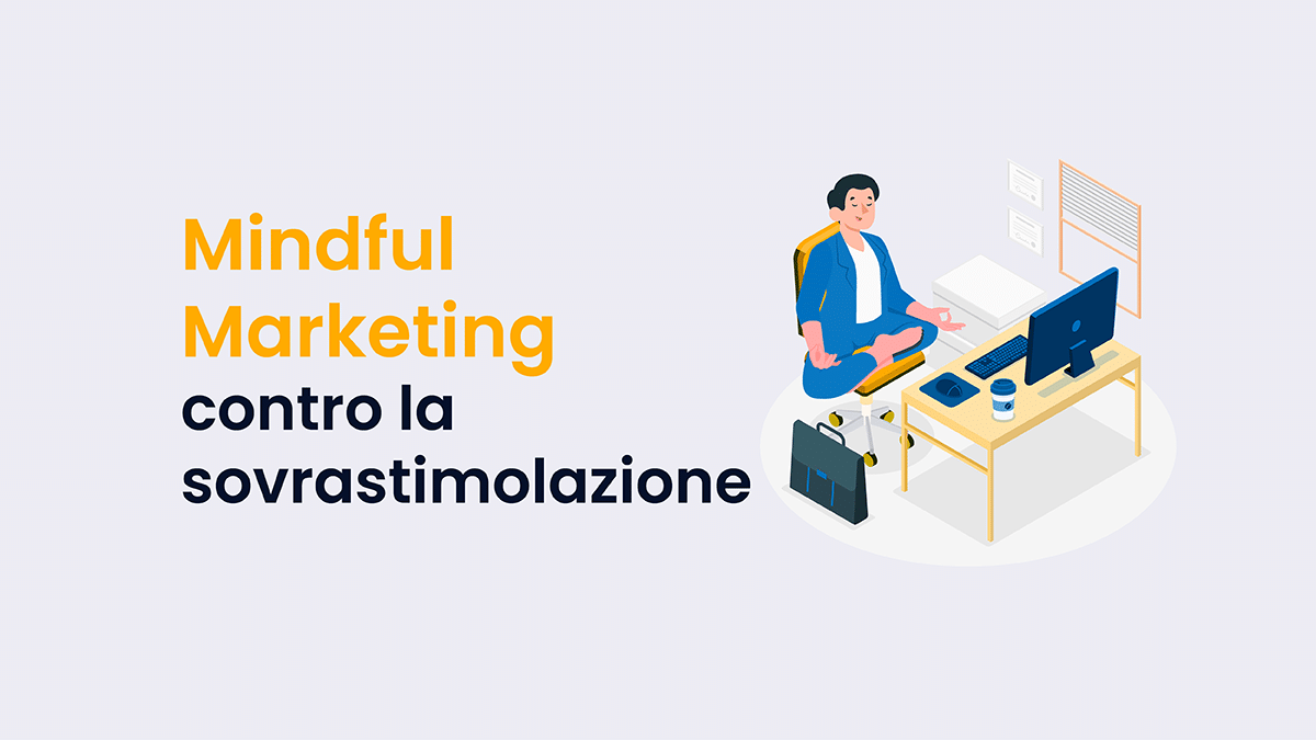 persona medita davanti a pc mindful marketing